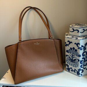 Kate Spade Brim Laptop Tote Bag in Warm Gingerbread (Brown)